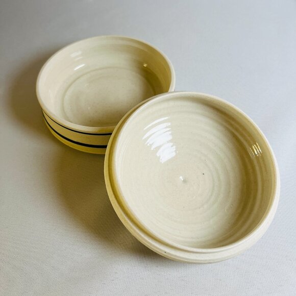 Tree of Life Lidded Trinket Box Vintage Hand Painted Ceramic Cobalt Blue Signed - Picture 11 of 12